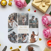 Romantic Couple Photo Collage Anniversary Party