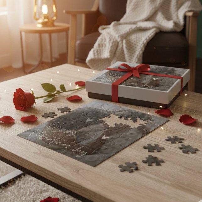 Romantic Couple Photo Sweet Love Activity Jigsaw Puzzle (Creator Uploaded)
