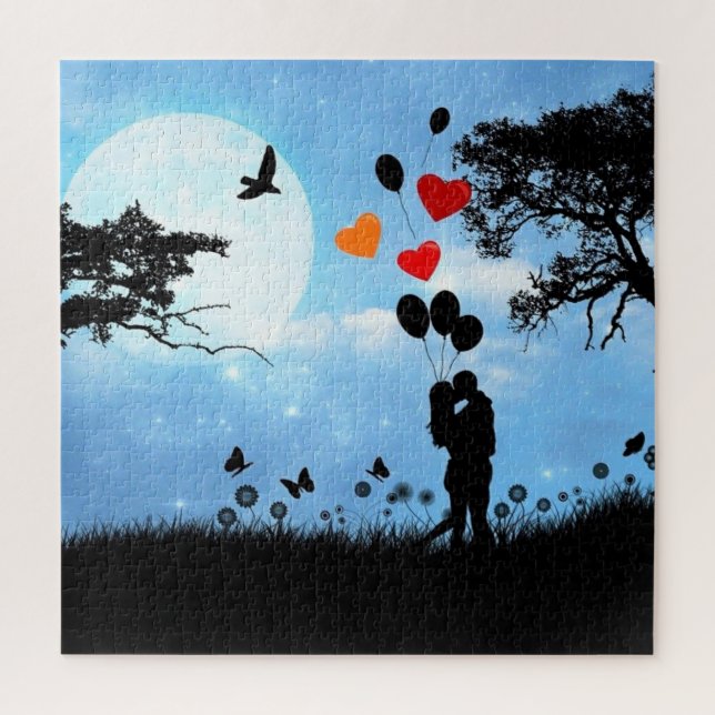 Romantic Couple Puzzle - In Love (Vertical)