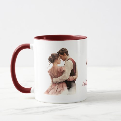 Romantic Couple Valentines Day Coffee Mug