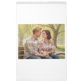 Romantic Couples Calendar 2026 01B