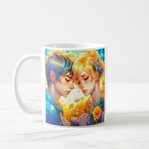 Romantic Couples Gift  Personalized Anime Coffee Mug