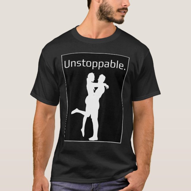 Romantic Couples Him & Her Anniversary Dating Unst T-Shirt (Front)