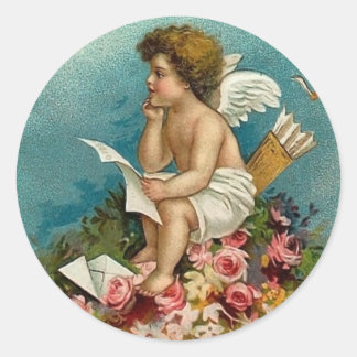 Romantic Cupid Valentine Stickers