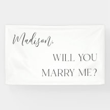 Romantic Custom Proposal Banner