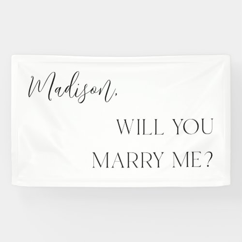 Romantic Custom Proposal Banner