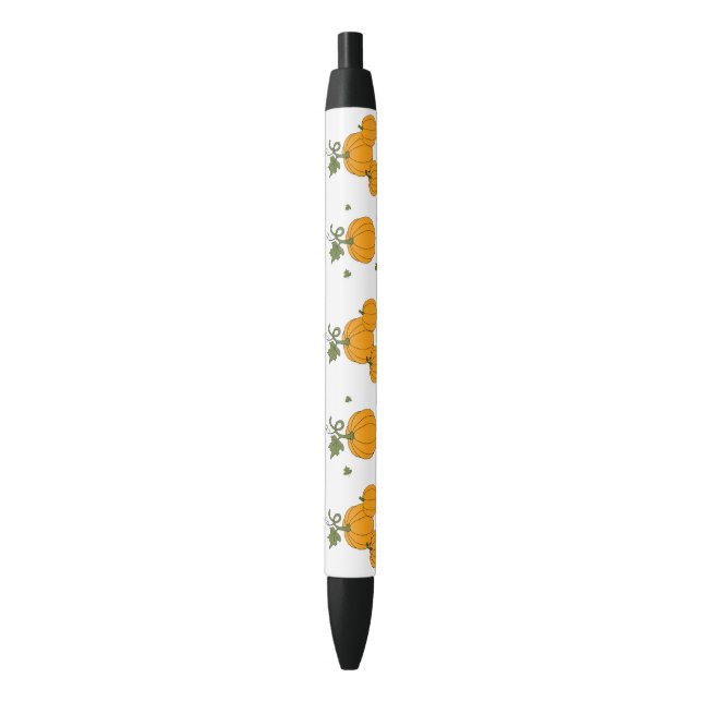 Romantic Cute orange pumpkin harvest   Pen (Front Vertical)