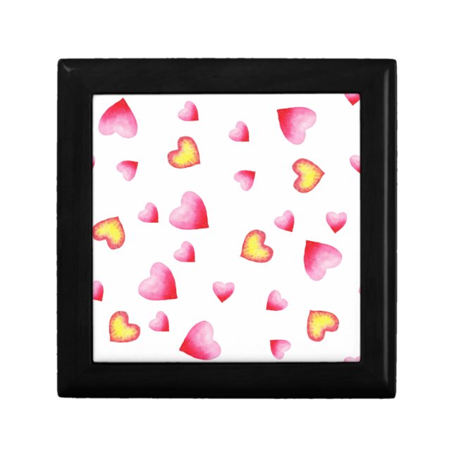 Romantic Cute Red Heart   Gift Box (Front)