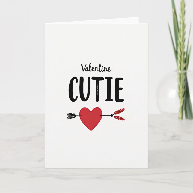 Romantic Cutie Heart Card (Front)
