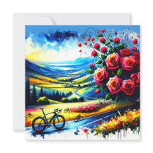 Romantic Cycling Pillow Valentine's Day Gift for C