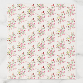 romantic dainty floral arch spring garden wedding envelope liner