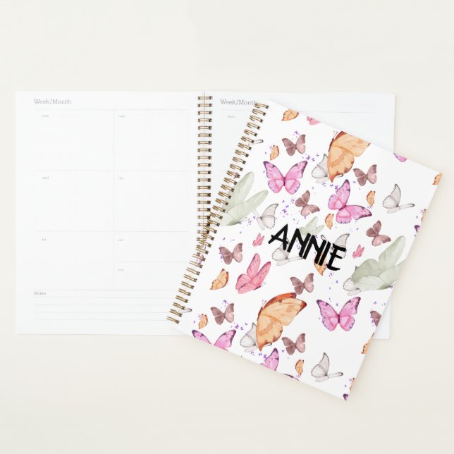 Romantic Dance Butterfly  Planner (Display)