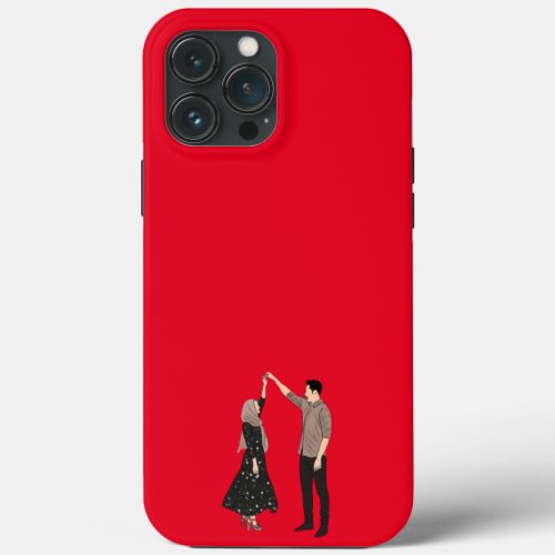 Romantic Dancing Couple colar  iPhone 13 Pro Max Case