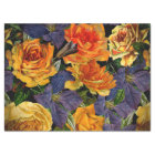 Romantic dark vintage rose flower pattern