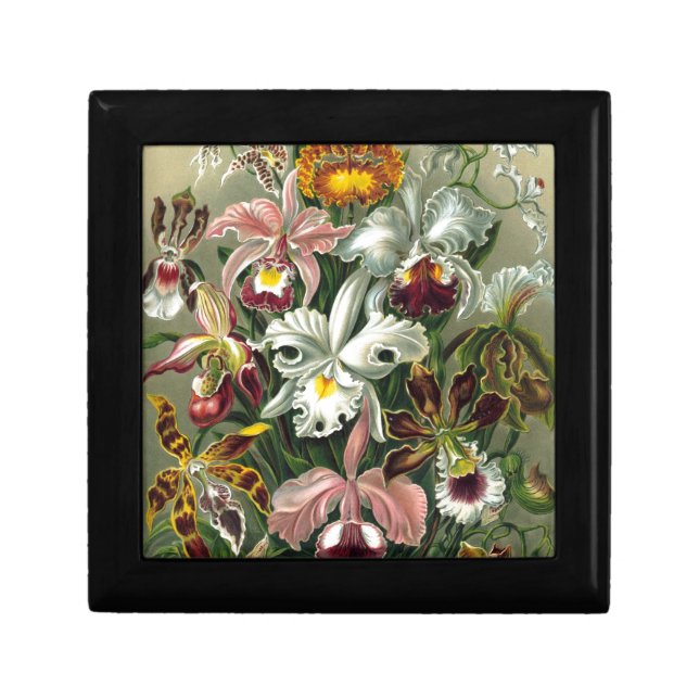 romantic date blossoms rsvp colorful chic keepsake box (Front)