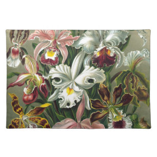 romantic date blossoms rsvp colorful chic placemat