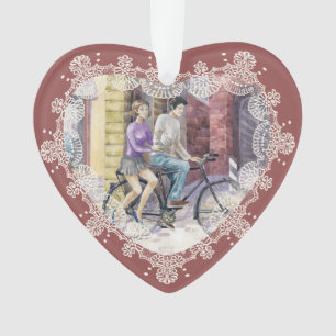 Romantic date ornament