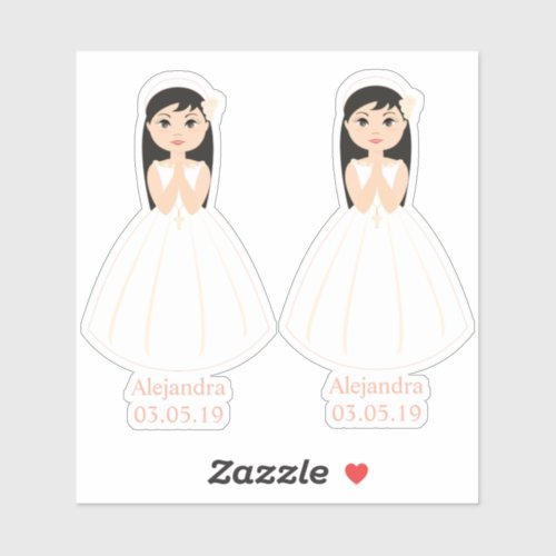 Romantic Design Communion Nia Morena Sticker