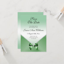 Romantic Diamonds, Emerald Bow, Save The Date