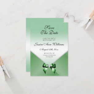 Romantic Diamonds, Emerald Bow, Save The Date