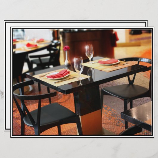 Romantic Dinner for Two (Front/Back)