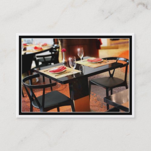 Romantic Dinner for Two Business Card