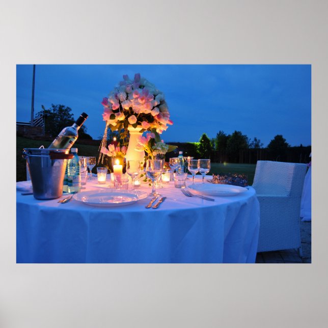 romantic dinner poster (Front)