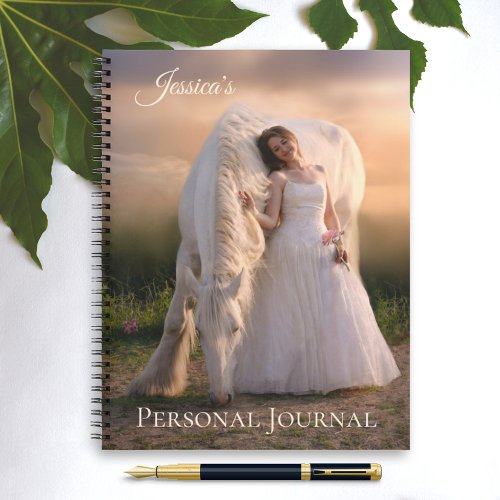 Romantic Dream Horse Spiral Notebook