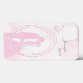 Romantic Dreamy Pink Wedding Couple Case-Mate iPhone Case (Back (Horizontal))