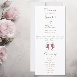 Romantic Dusty Rose Regency Botanical Cameos 