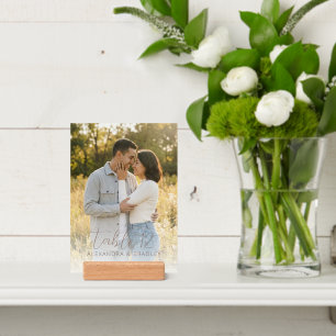 Romantic Earthy Outdoor Photo Holder