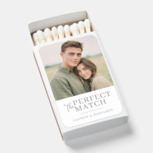 Romantic Earthy Photo Matchboxes