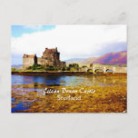 Romantic Eilean Donan Castle, Scotland Postcard at Zazzle