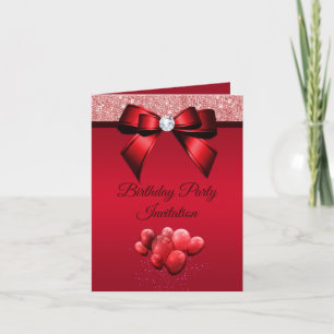 Romantic Elegance Birthday Party Invitation