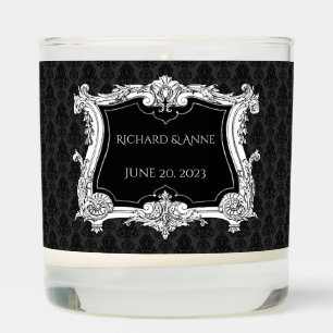 Romantic,Elegant French Framed Wedding  Scented Candle