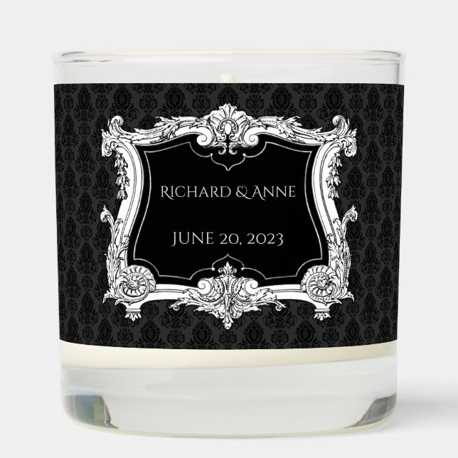 Romantic,Elegant French Framed Wedding  Scented Candle (Right)