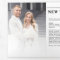 Romantic Elegant Photo Tri-fold Wedding Invitation