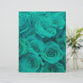 Romantic elegant teal - green  roses (Standing Front)