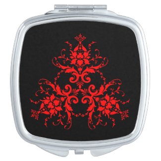 Romantic, Elegant Vintage Damask Red 