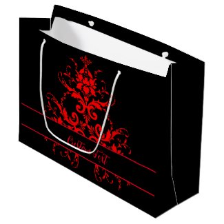 Romantic, Elegant Vintage Red Damask 