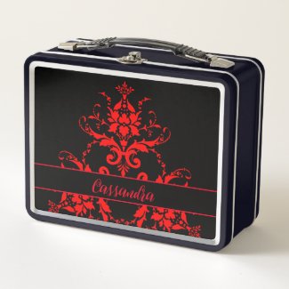 Romantic, Elegant Vintage Red Damask 