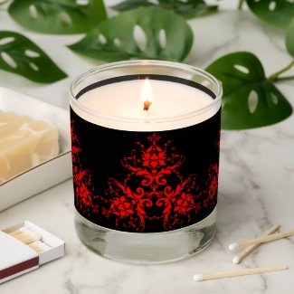 Romantic, Elegant Vintage Red Damask