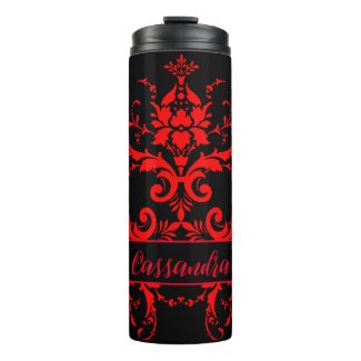 Romantic, Elegant Vintage Red Damask 