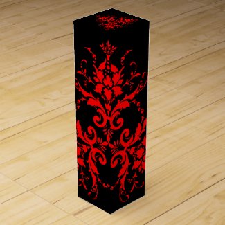 Romantic, Elegant Vintage Red Damask 