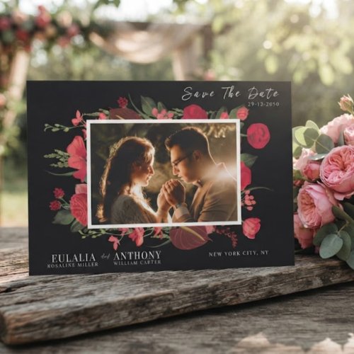 Romantic Elegant Wedding Save the Date Invitation