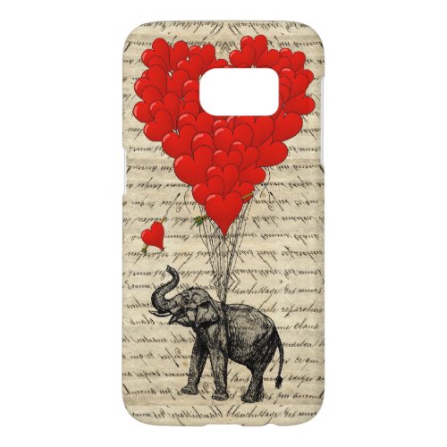 Romantic Elephant heart Samsung Galaxy S7 Case