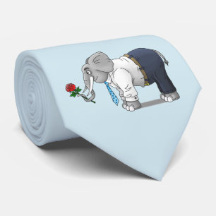 Romantic Elephant Neck Tie