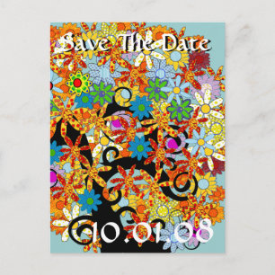 Romantic Enchanted Forest Tree of Love Announcement Postcard