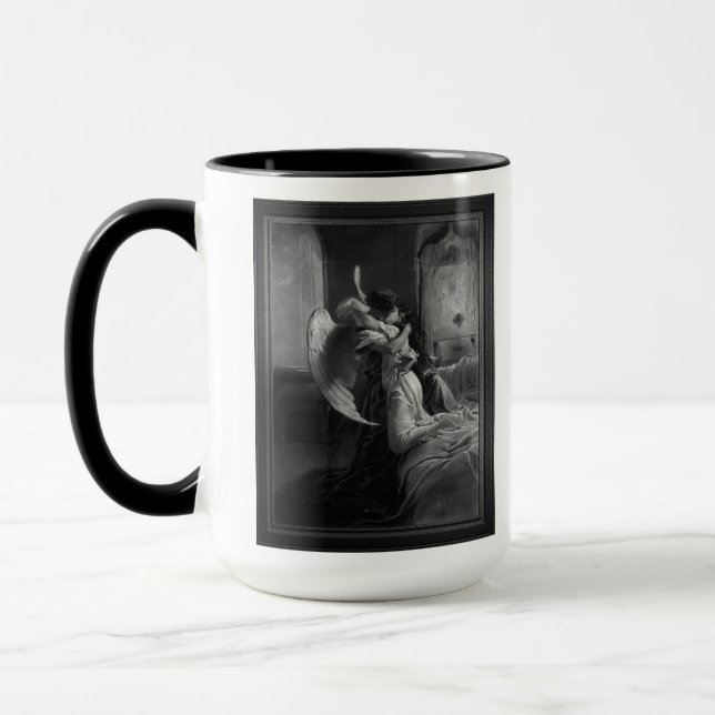 Romantic Encounter by Mihaly von Zichy Mug (Left)