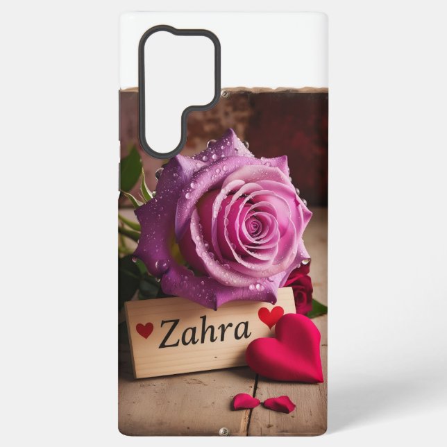 "Romantic Essence: The Flower of Love" Samsung Galaxy Case (Back)